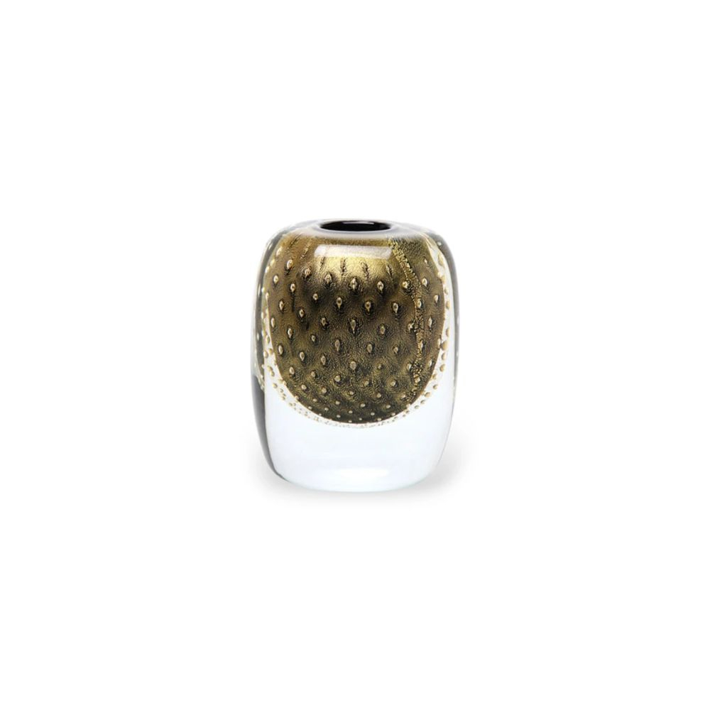 Vaso Quadrado C/ Ouro Ca Doro