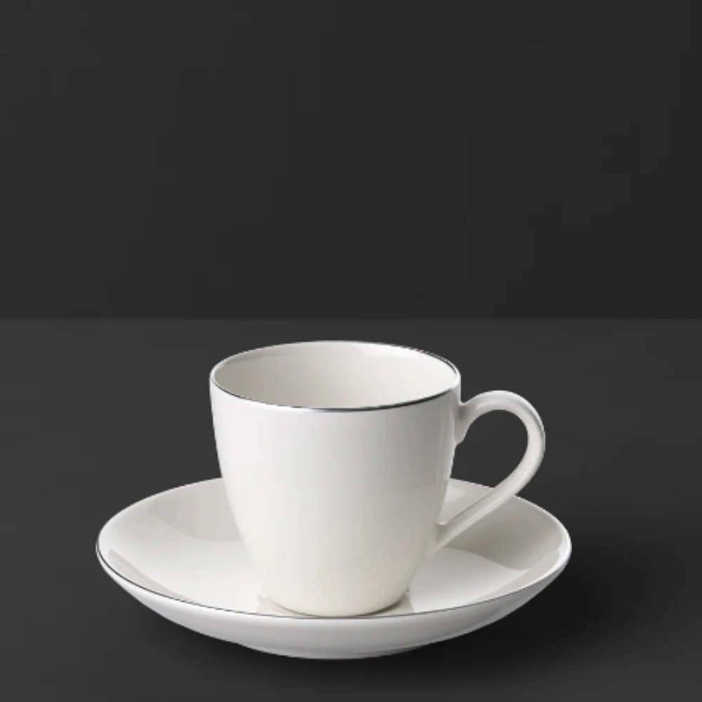 Xicara Para Cafe  Anmut Platinum Villeroy e Boch