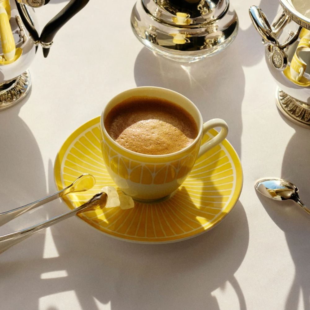 Xicara Para Cafe C/ Pires Malmaison Riviera 100 Ml