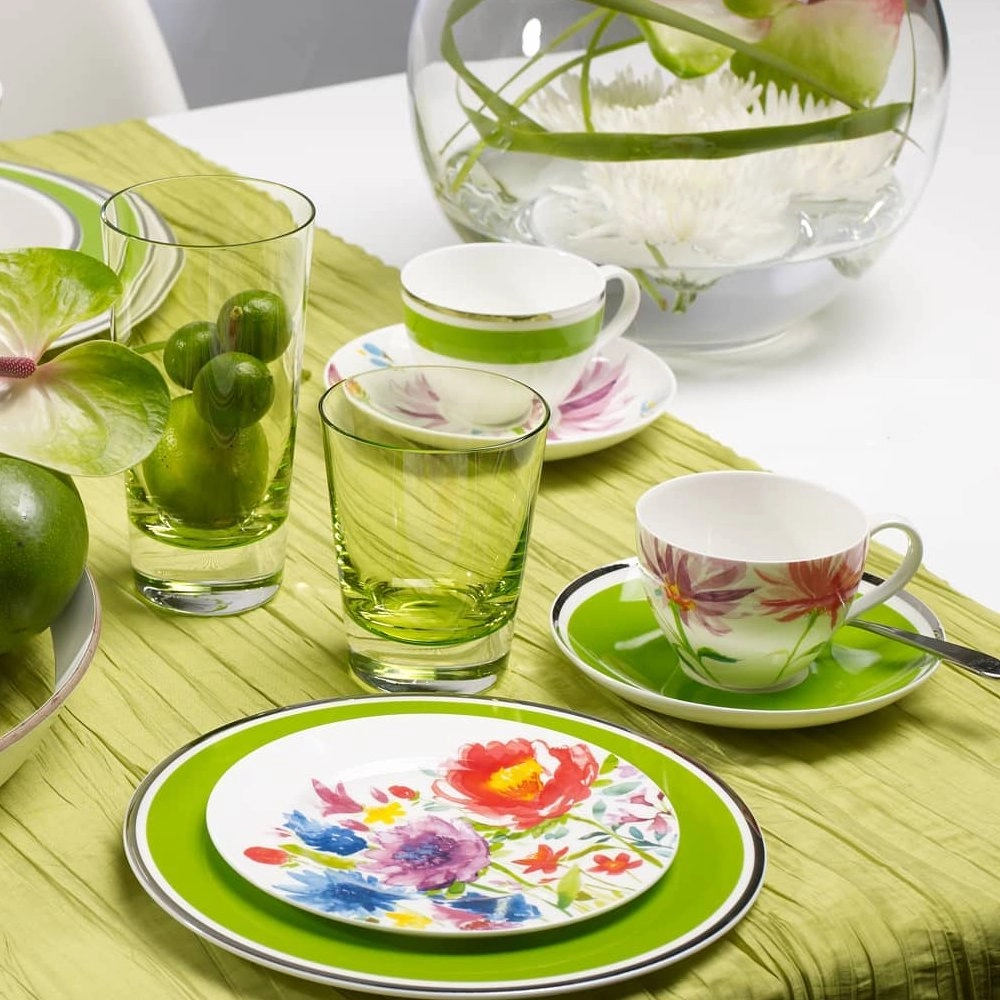 Xicara Para Cha  Anmut Flowers Villeroy e Boch