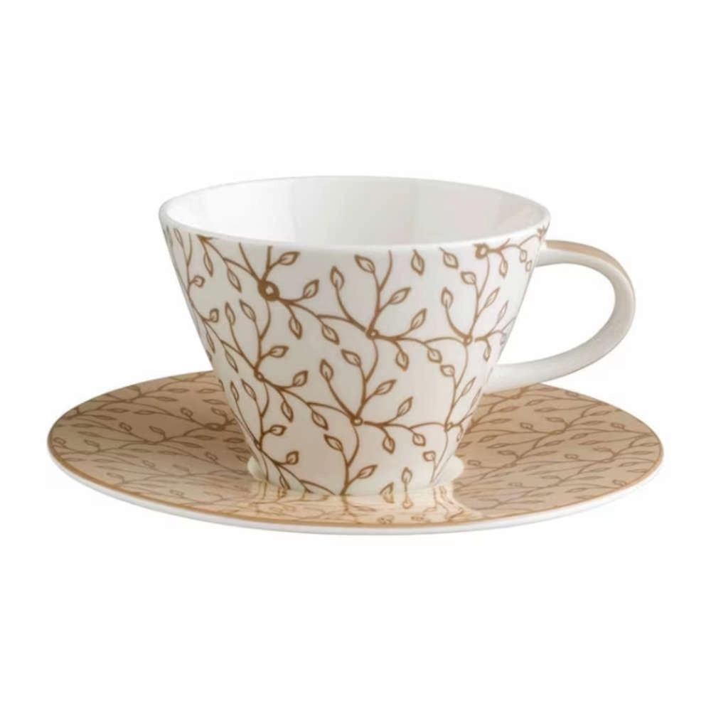 Xicara Para Cha  Caffe Club Floral Caramelo Villeroy e Boch