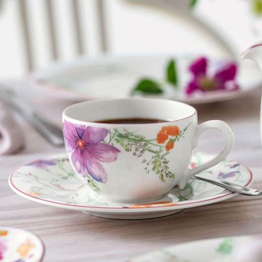 Xicara Para Cha Mariefleur Basic Villeroy e Boch Xicara Para Cha Mariefleur Basic Villeroy e Boch