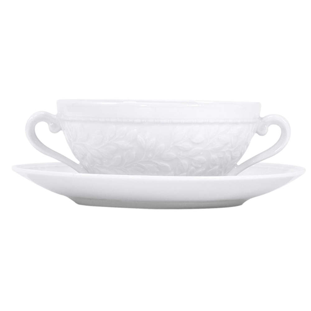 Xicara Para Consome C/ Pires Bernardaud Louvre 150 Ml Xicara Para Consome C/ Pires Bernardaud Louvre 150 Ml