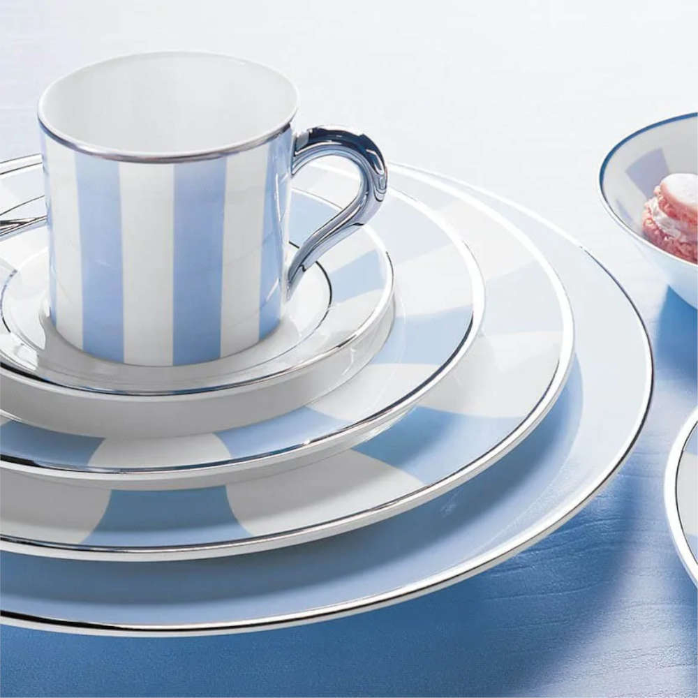 Xicaras Para Cha Bernardaud Galerie Royale Wallis Blue 180 Ml Xicaras Para Cha Bernardaud Galerie Royale Wallis Blue 180 Ml