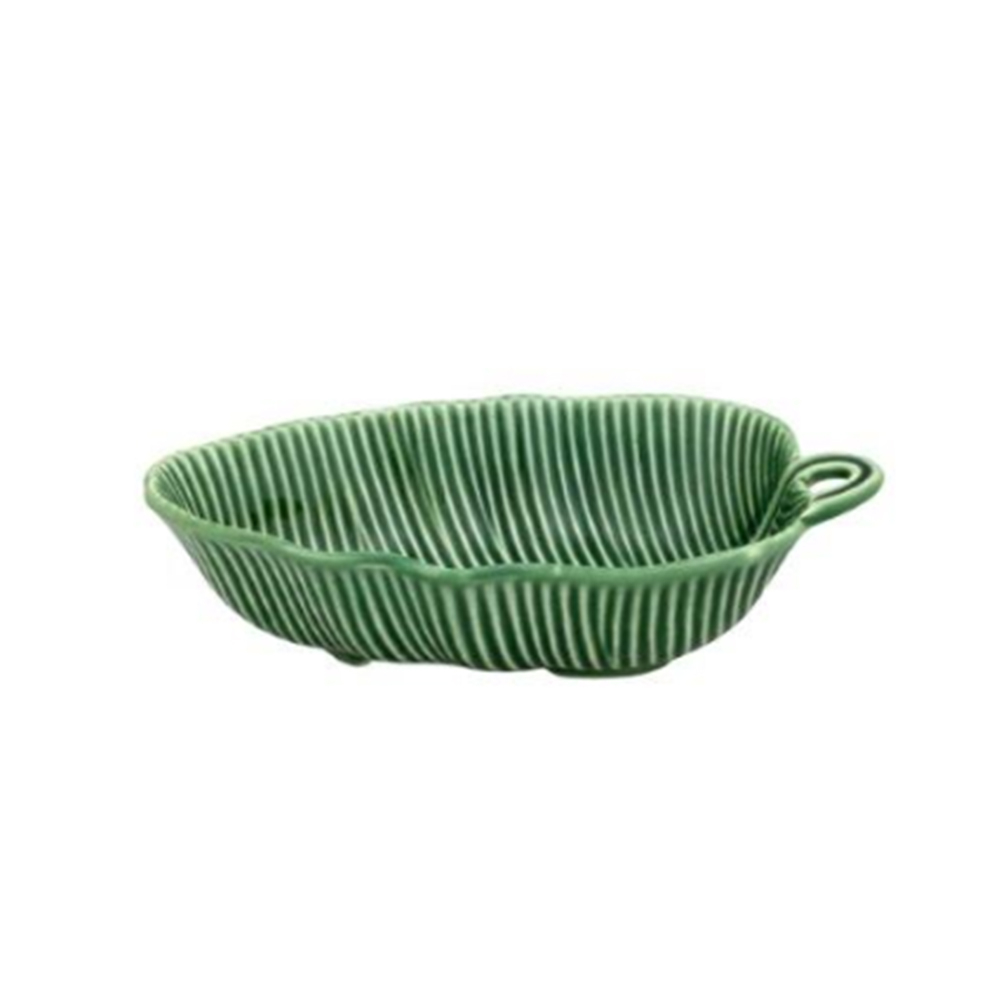 Saladeira Bordallo Pinheiro Folha de Bananeira 21 Cm