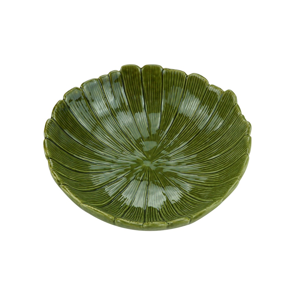 Saladeira Lyor Banana Leaf 25 X 25 X 8,5 Cm