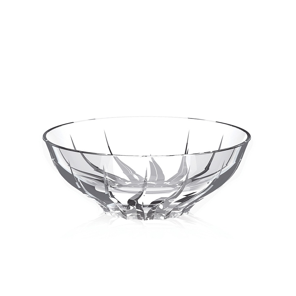 Saladeira Redonda Rcr Cristalleria Italiana Trix 24,5 X 9,1 Cm