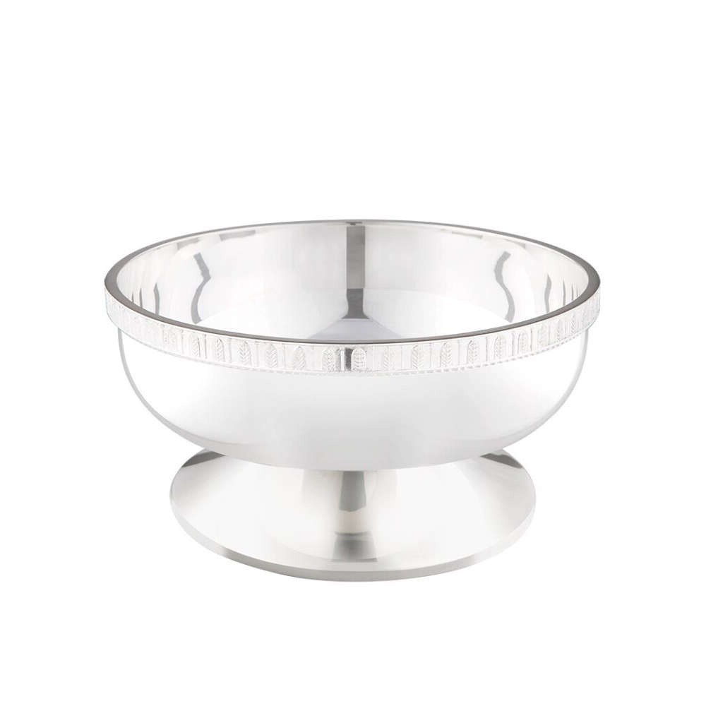 Salva Redonda Com Pes Silverlux Madrid 15 Cm Salva Redonda Com Pes Silverlux Madrid 15 Cm
