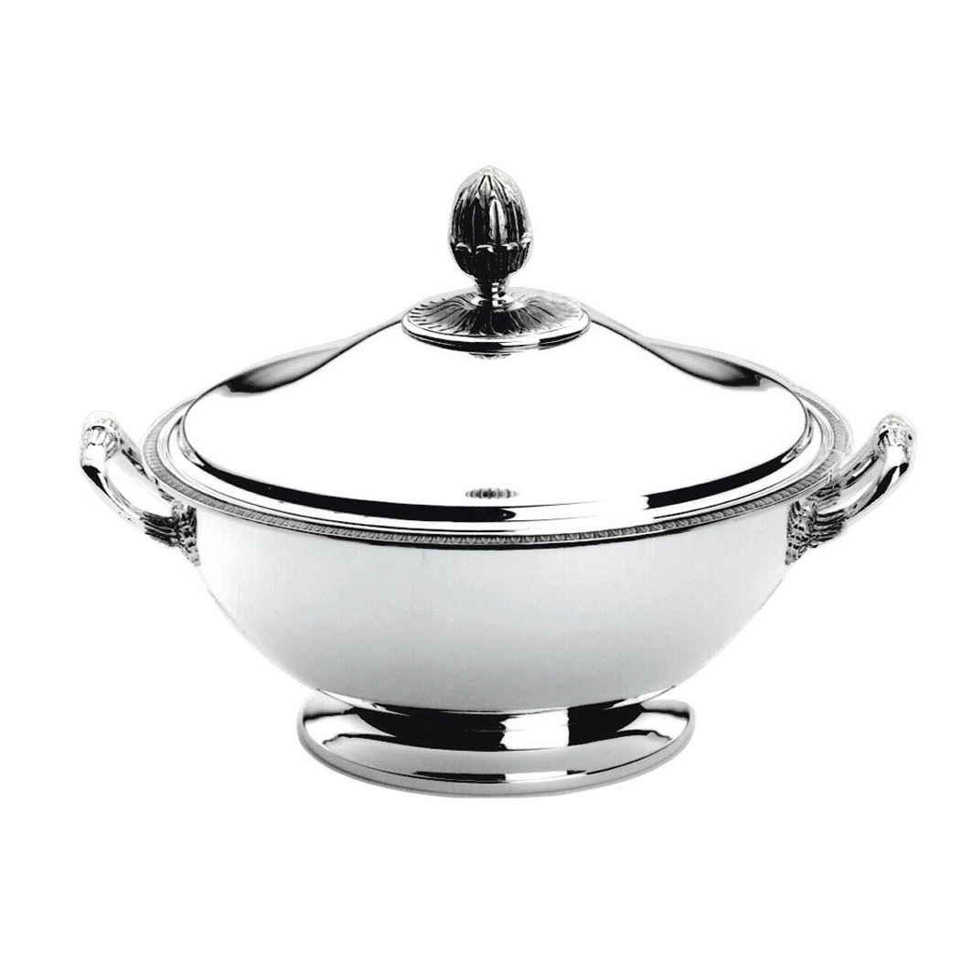 Sopeira C/ Tampa Christofle Malmaison 23 Cm