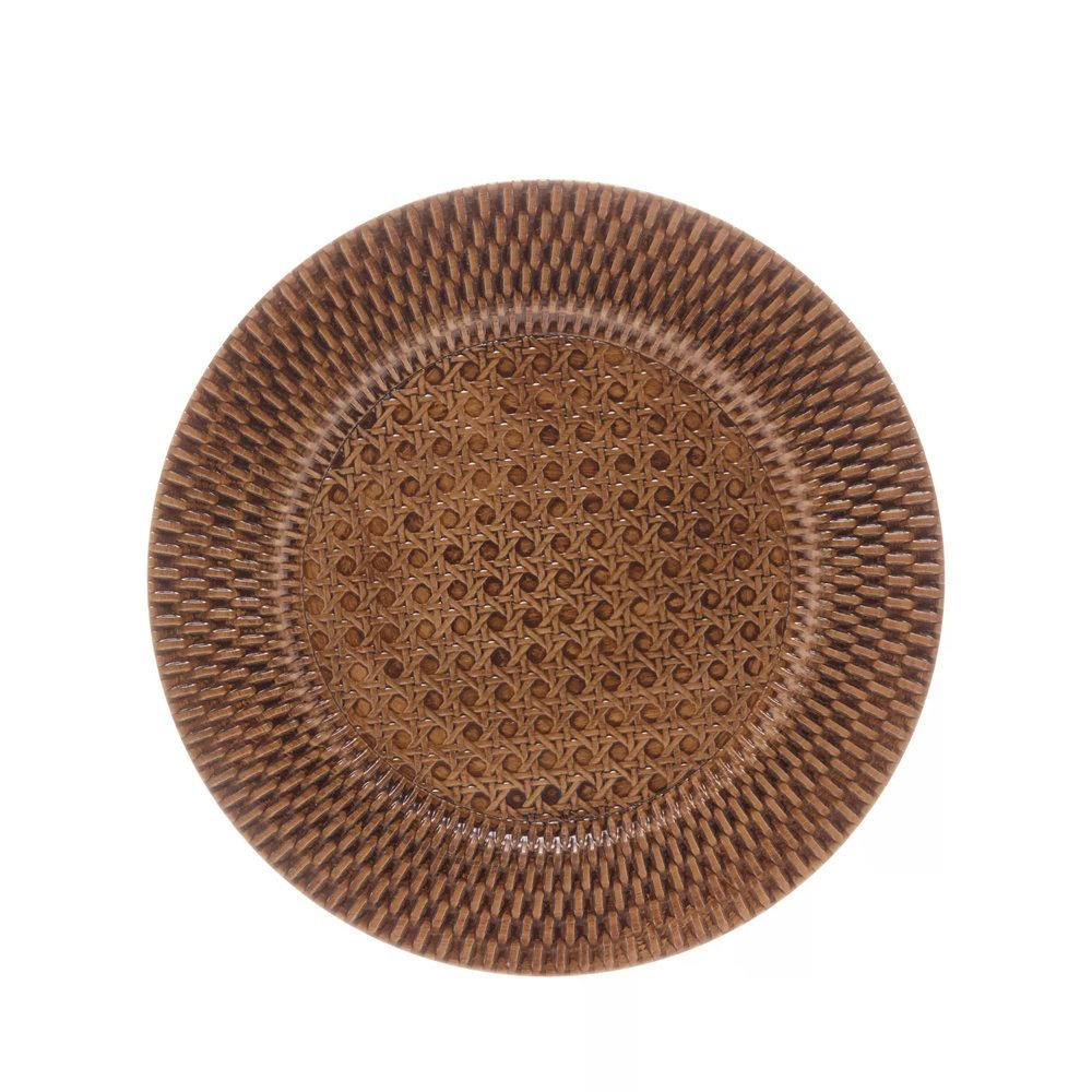 Sousplat Royal Decor Textura Rattan 33 Cm - Cada