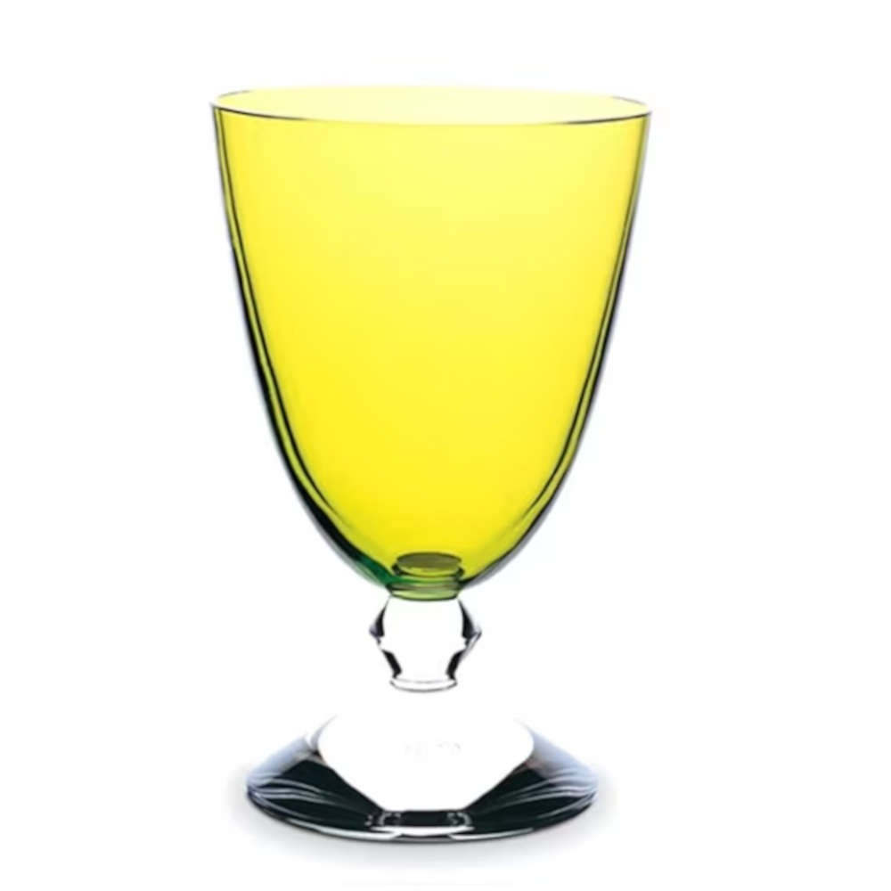 Taca Para Agua Em Cristal Baccarat Vega Verde Oliva