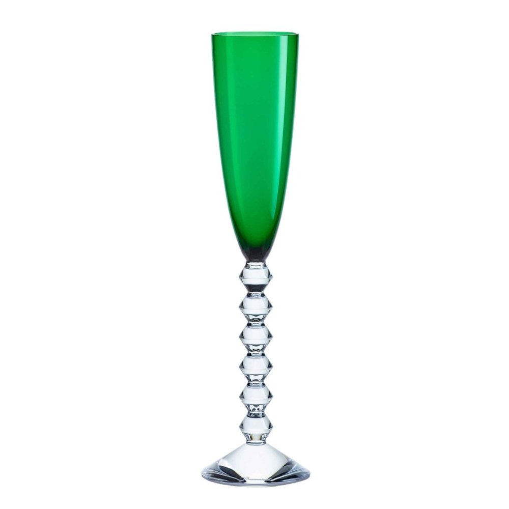 Taca Para Champanhe Em Cristal Baccarat Vega Esmeralda