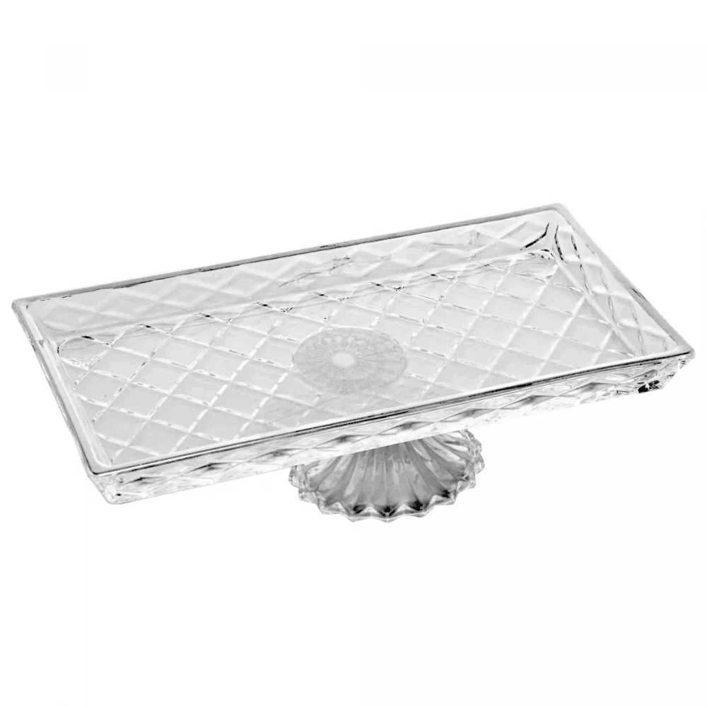 Travessa Com Pe Deli Diamond Cristal Ecologico