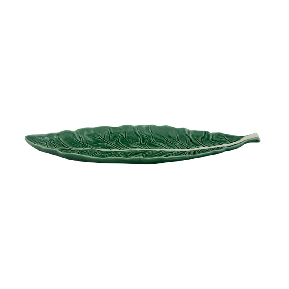 Travessa Folha Bordallo Pinheiro Couve 40,5 Cm