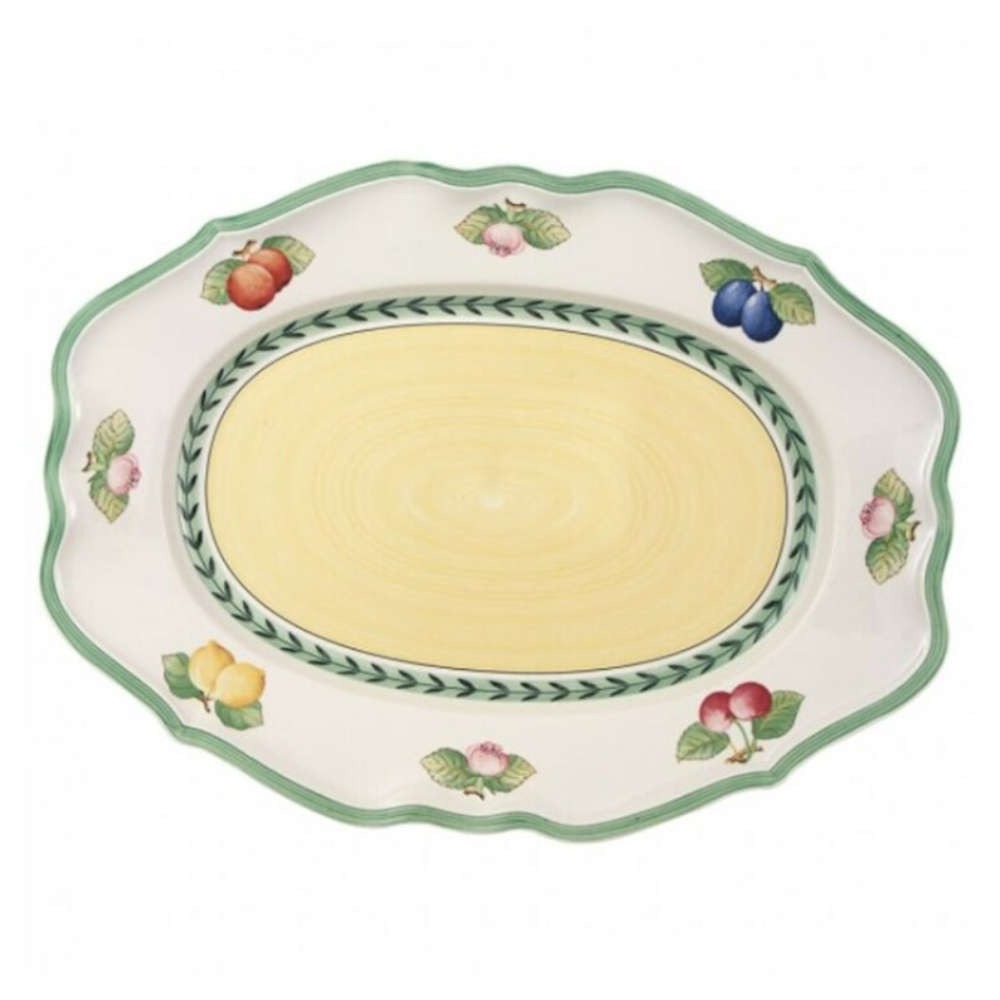 Travessa Oval Villeroy e Boch  French Garden Fleurence 44 Cm