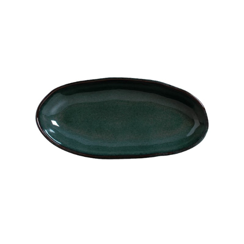 Travessa Oval Funda Grande Porto Brasil Organico Oceano