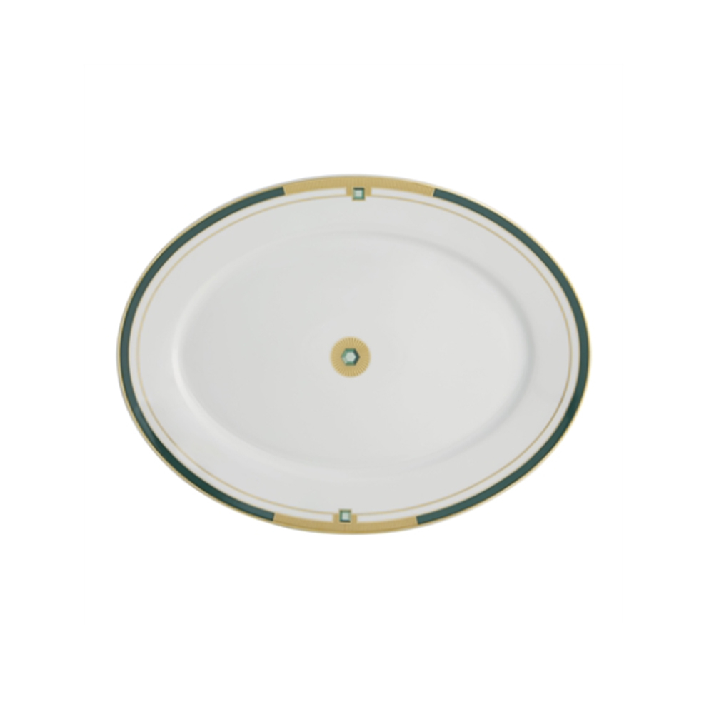 Travessa Oval Grande Vista Alegre Emerald Travessa Oval Grande Vista Alegre Emerald