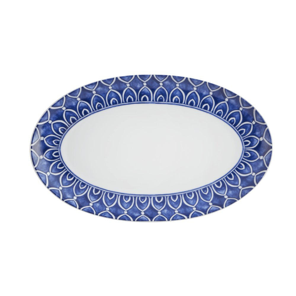 Travessa Oval Vista Alegre Azure 29 X 18 Cm