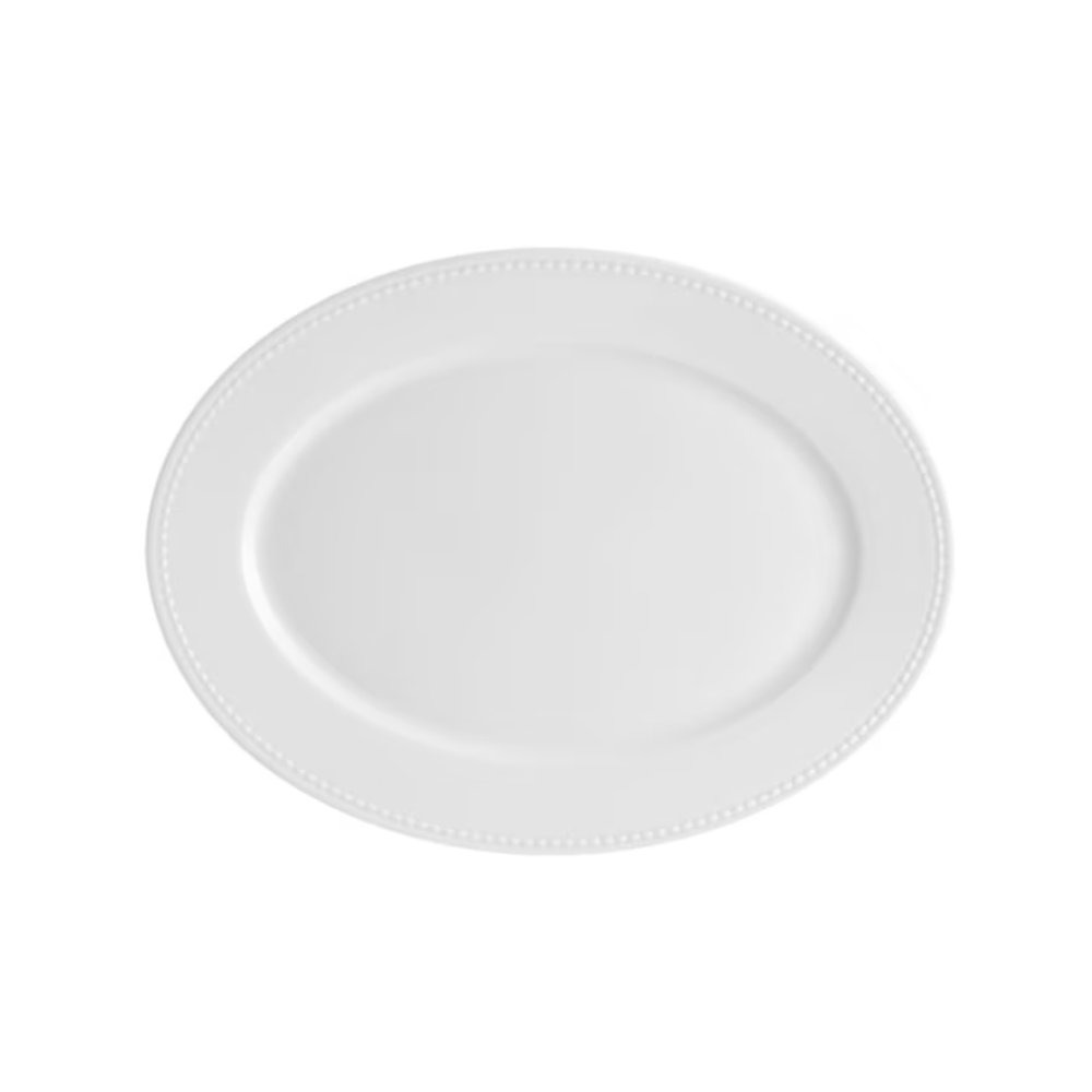 Travessa Oval Vista Alegre Perla 32,5 Cm