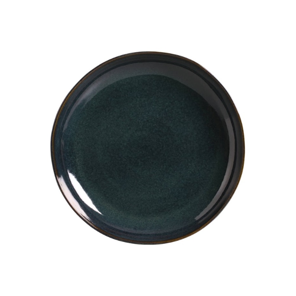 Travessa Redonda Grande Porto Brasil Organico Oceano 36 Cm Travessa Redonda Grande Porto Brasil Organico Oceano 36 Cm