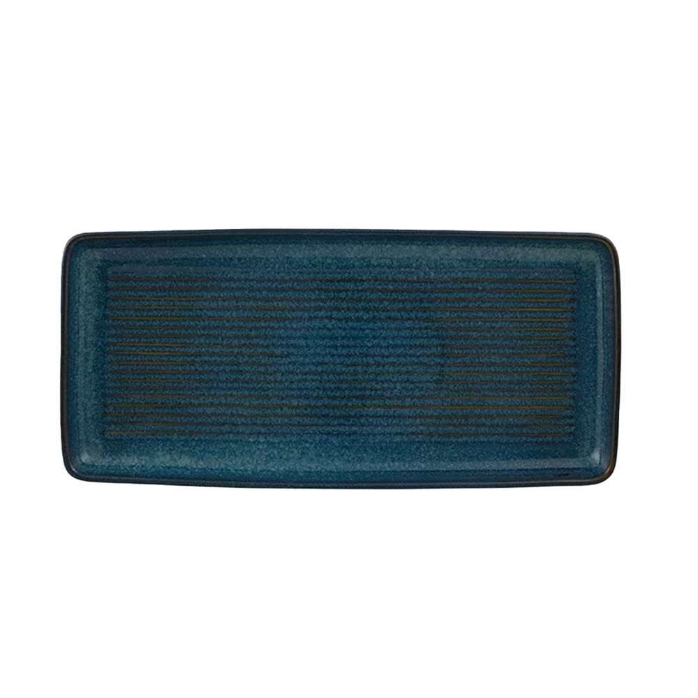 Travessa Retangular Casa Alegre Gemstone Lapis Lazuli 36,5 Cm