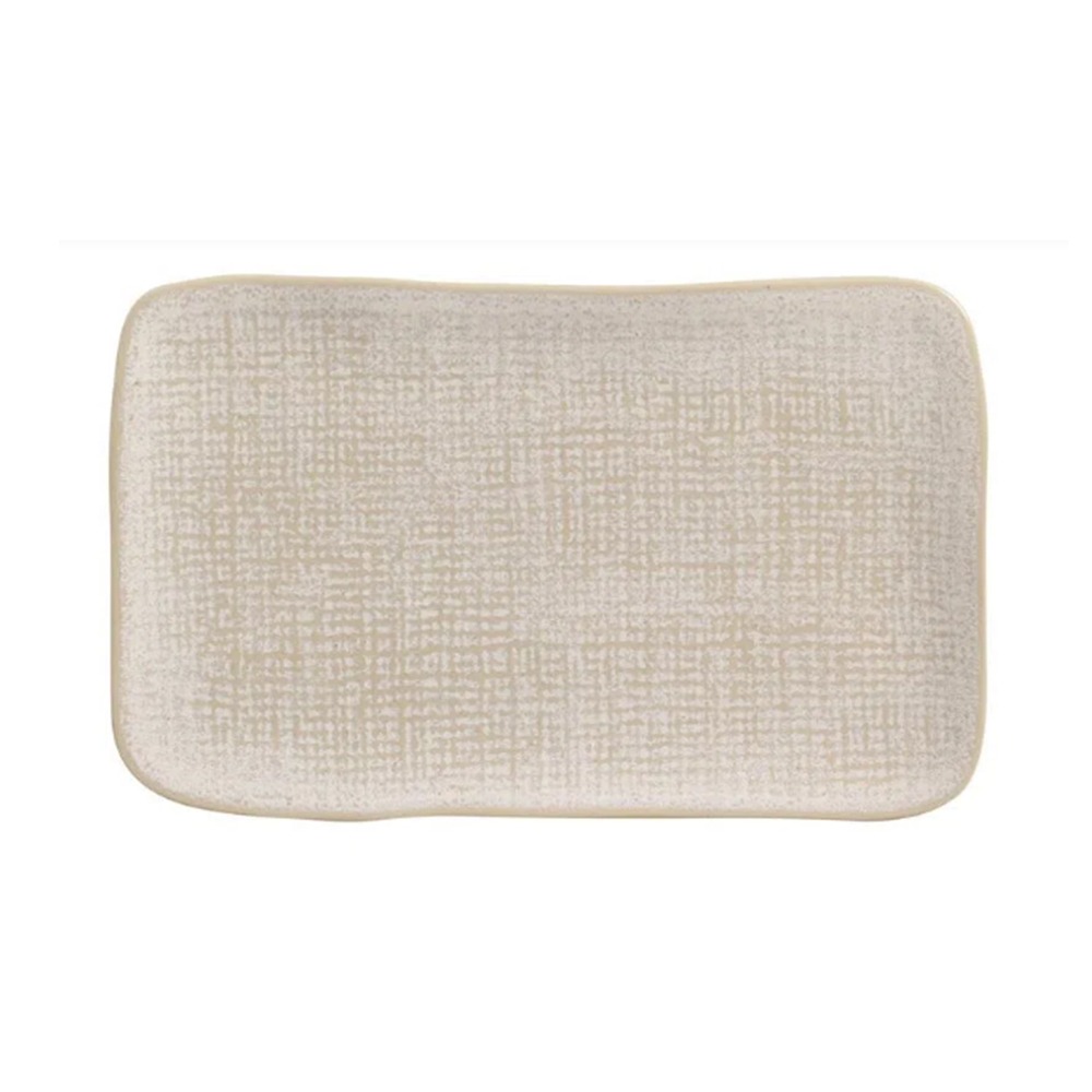 Travessa Retangular Porto Brasil Juta Latte