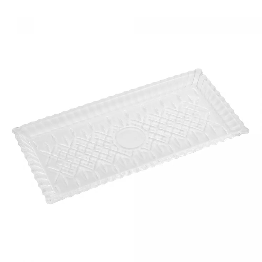 Travessa Retangular Wolff Lys Transparente 34 X 17 Cm