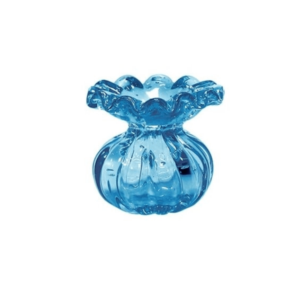 Vaso Batllo Cristais D´labone Aquamarine 8 X 9 Cm