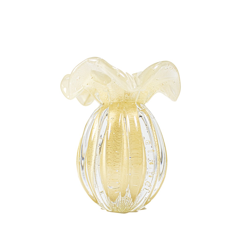 Vaso Enns C/ Ouro Cristais D´labone 18 Cm