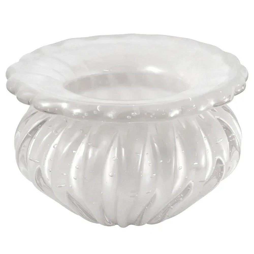 Vaso Cristais D´labone Ostrava Quartzo Perola