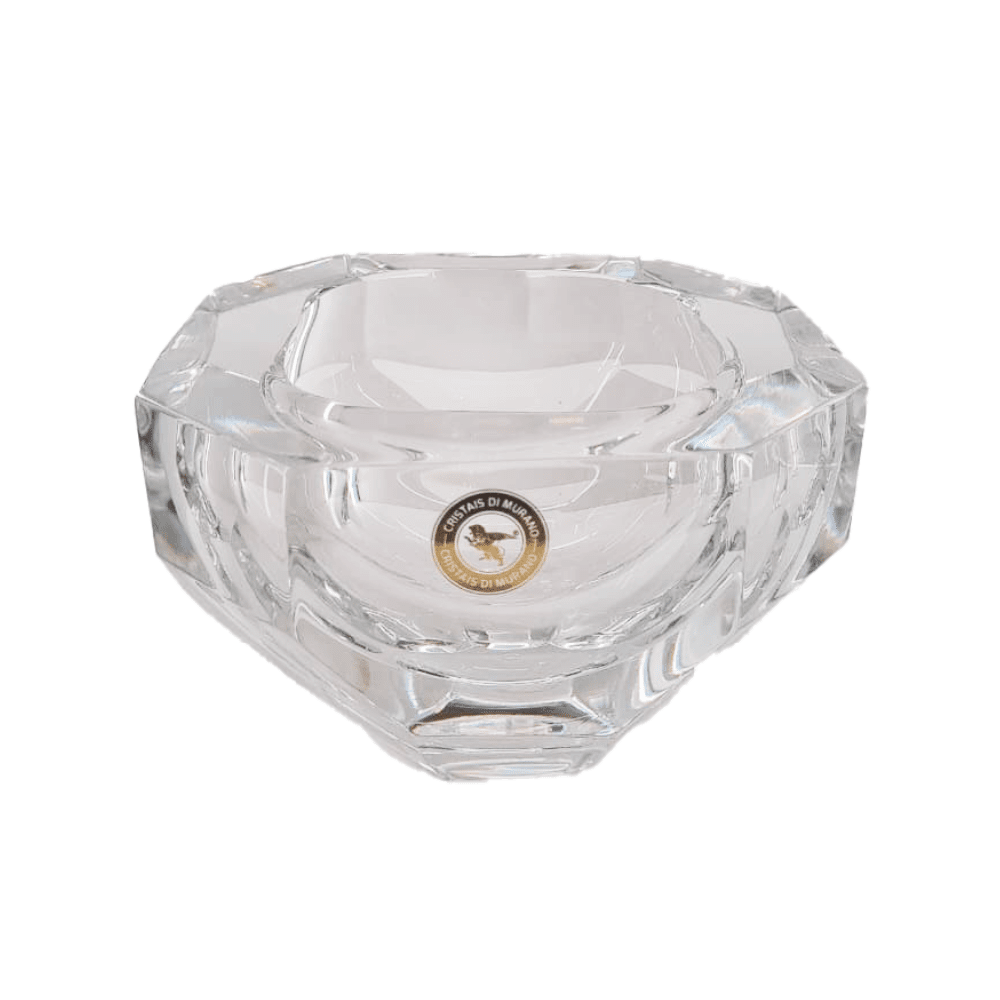 Vaso Cristais Di Murano Com Ouro 21 X 33 Cm