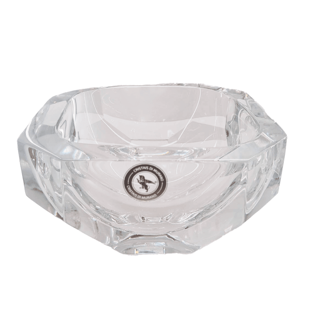 Vaso Cristais Di Murano Com Ouro 21 X 33 Cm