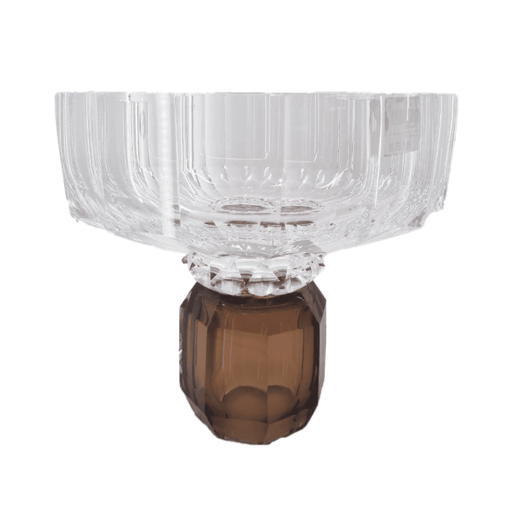 Vaso Cristais Di Murano Com Ouro 21 X 33 Cm