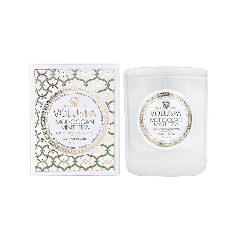 Vela Copo 60h Voluspa Nova Coleção Maison Blanc