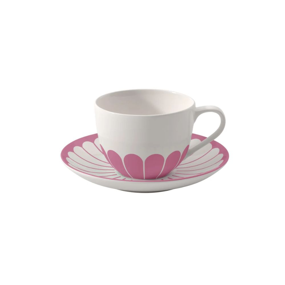 Xicara P/ Cafe Villeroy e Boch Fleur Rosa 148 Ml