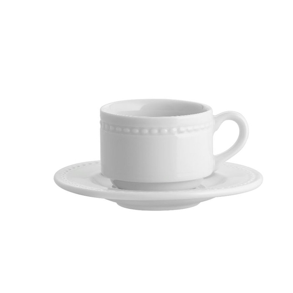 Xicara Para Cha C/ Pires 206 Ml Vista Alegre Perla